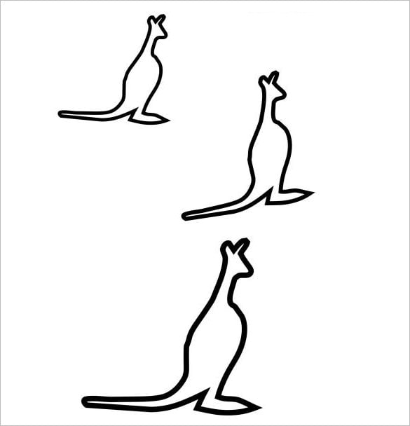 kangaroo template