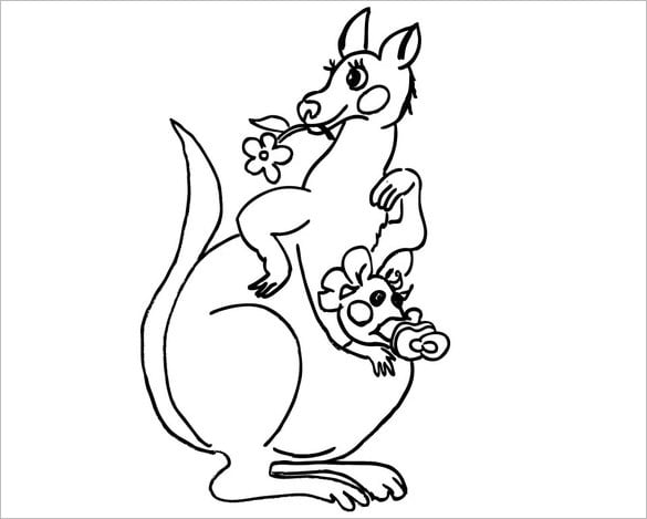 Download 16+ Kangaroo Templates, Crafts & Colouring Pages | Free ...