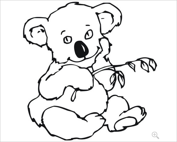12+ Koala Templates, Crafts &amp; Colouring Pages
