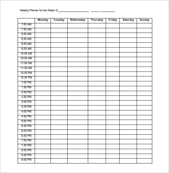 10+ Family Schedule Templates - Docs, PDF