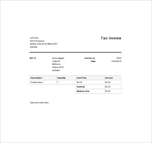 kong hong salary slip template Invoice  Premium  &  Docs, 14 Tax PDF Templates Free