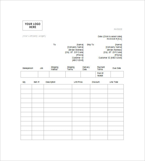 tax invoice form