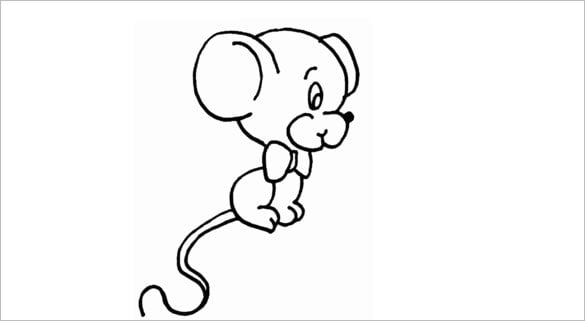 mouse craft template printable free