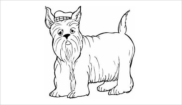 Download 15+ Scottie Dog Templates, Crafts & Colouring Pages | Free ...