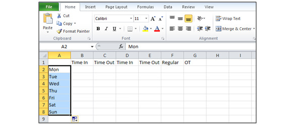 How to Create a TimeSheet in Excel – Tutorial