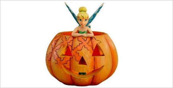 tinkerbell pumpkin color template