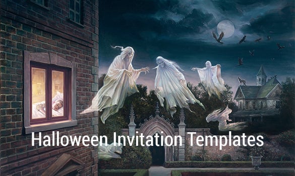 halloween invitation templates