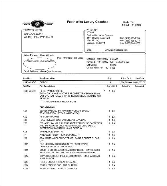 Retail Invoice Template - 11+ Word, Excel, PDF Format Download!