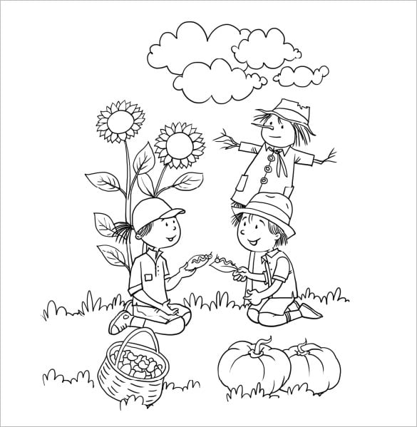 20+ Fall Coloring pages - Free Word, PDF, JPEG, PNG Format ...