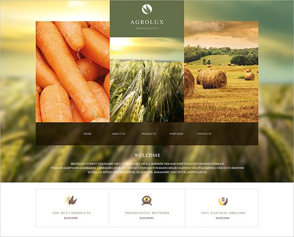 beautiful agriculture zencart website theme