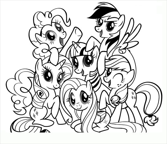My Little Pony Colouring Pictures Free Infoupdate