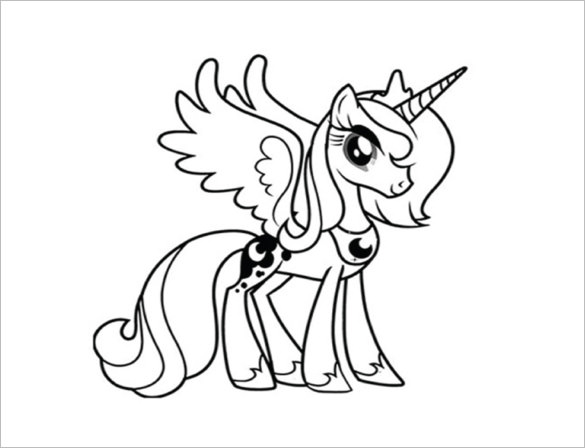 Adorable & Free My Little Pony Printable Coloring Pages