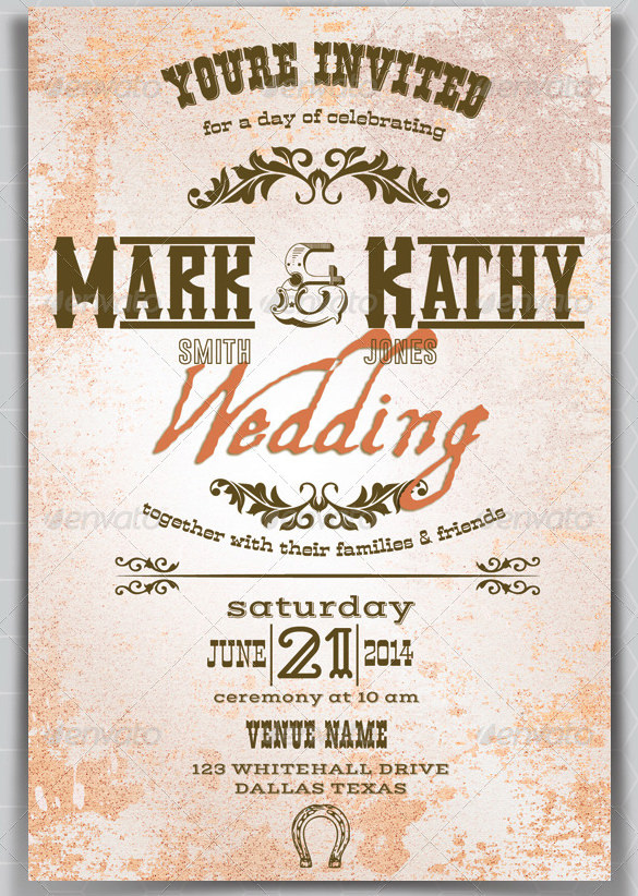 Wedding Invitation Template – 71+ Free Printable Word, PDF, PSD ...