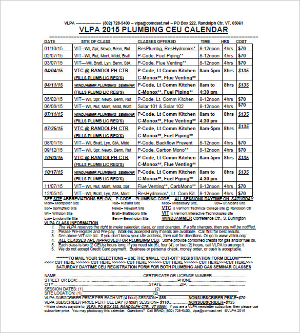 blank plumbing invoice