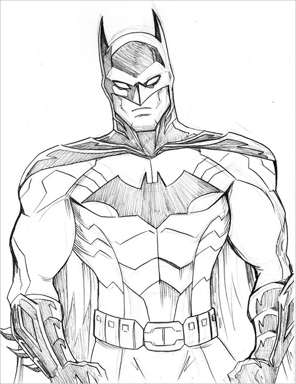 Michael Keaton as Batman Original Pencil Sketch  SSavaArt