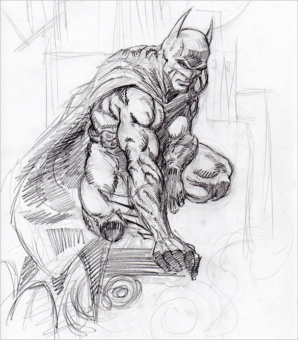 20+ Fantastic Batman Drawings Download!