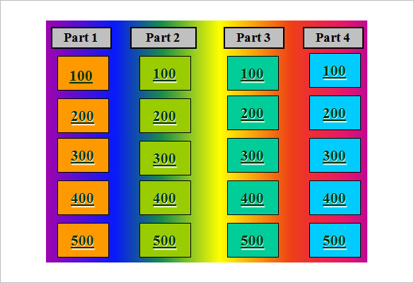 Jeopardy Template - 13+ Free Word, Excel, PPT, PDF Format ...