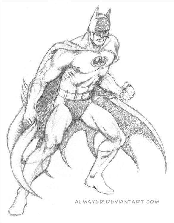 20+ Fantastic Batman Drawings Download! | Free & Premium Templates