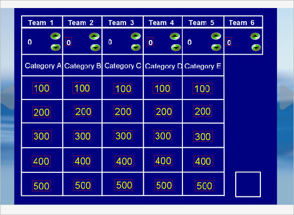 Jeopardy Template 13  Free Word Excel PPT PDF Format Download