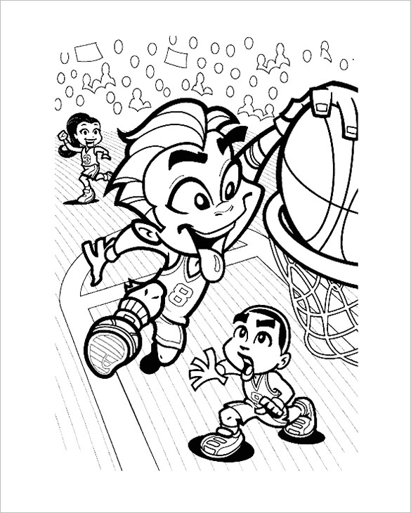 19 basketball coloring pages  pdf jpeg png  free