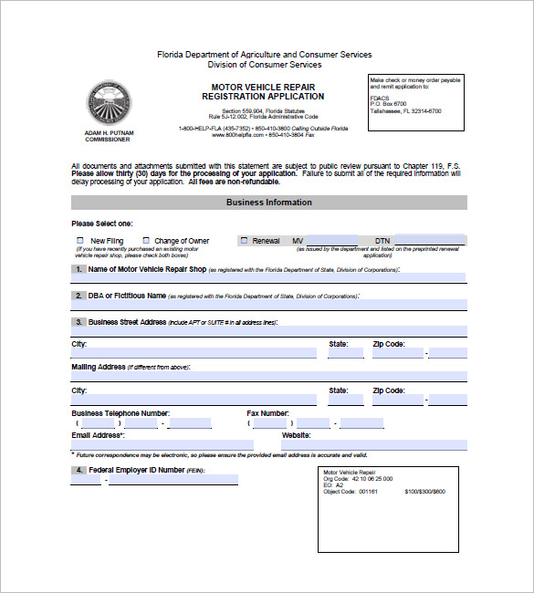 auto repair invoice template word