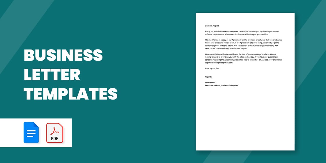 how to address a business letter