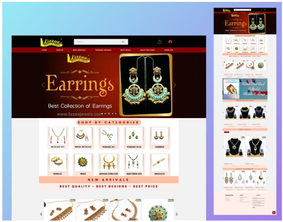 css jewelry website theme template