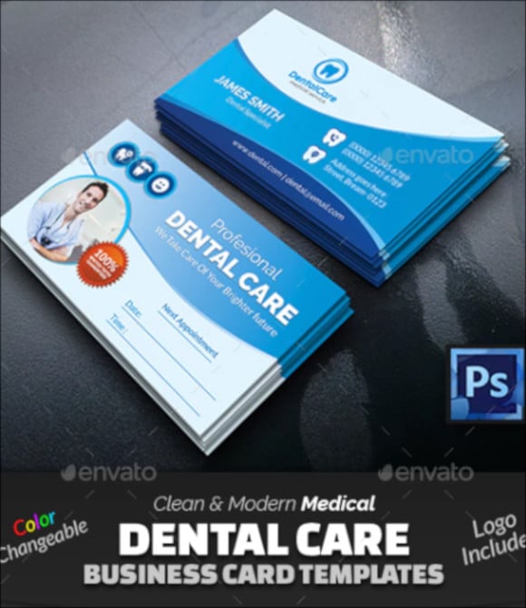 clean-dentist-business-card-psd-format