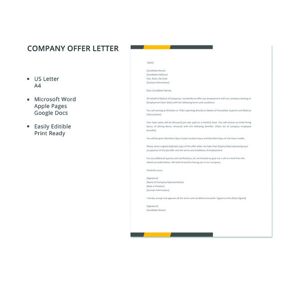 50+ Business Letter Templates -PDF, DOC