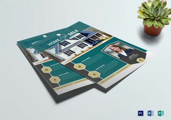 corporate real estate flyer template