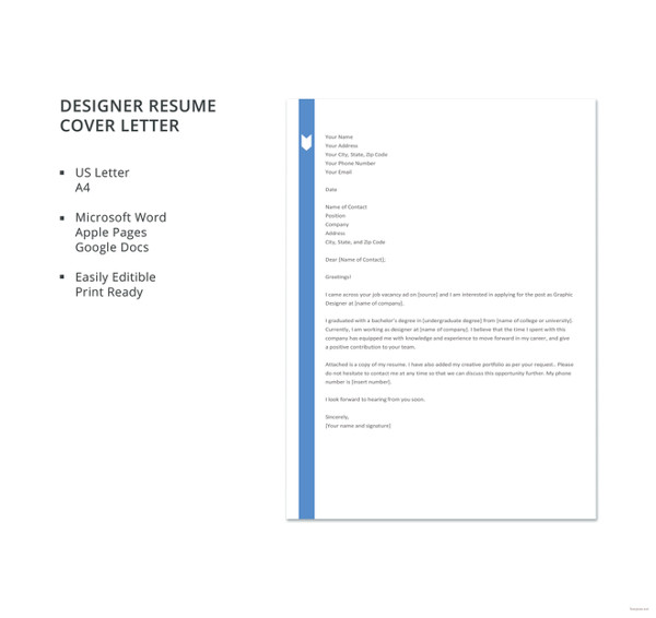 cover letter for a resume