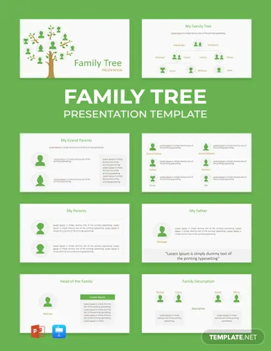 family tree powerpoint presentation template