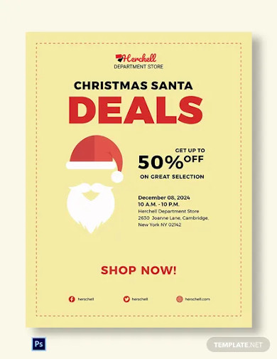 free-christmas-santa-sale-poster-template