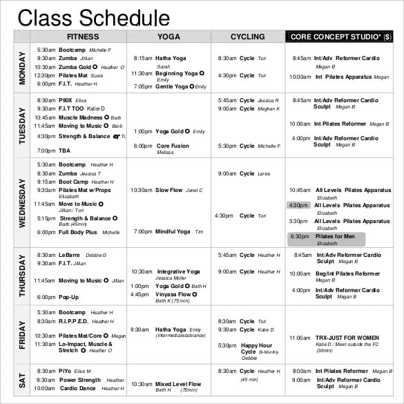 free-download-class-schedule-template