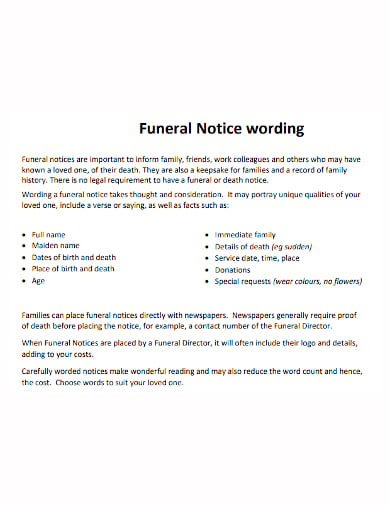 funeral death note template