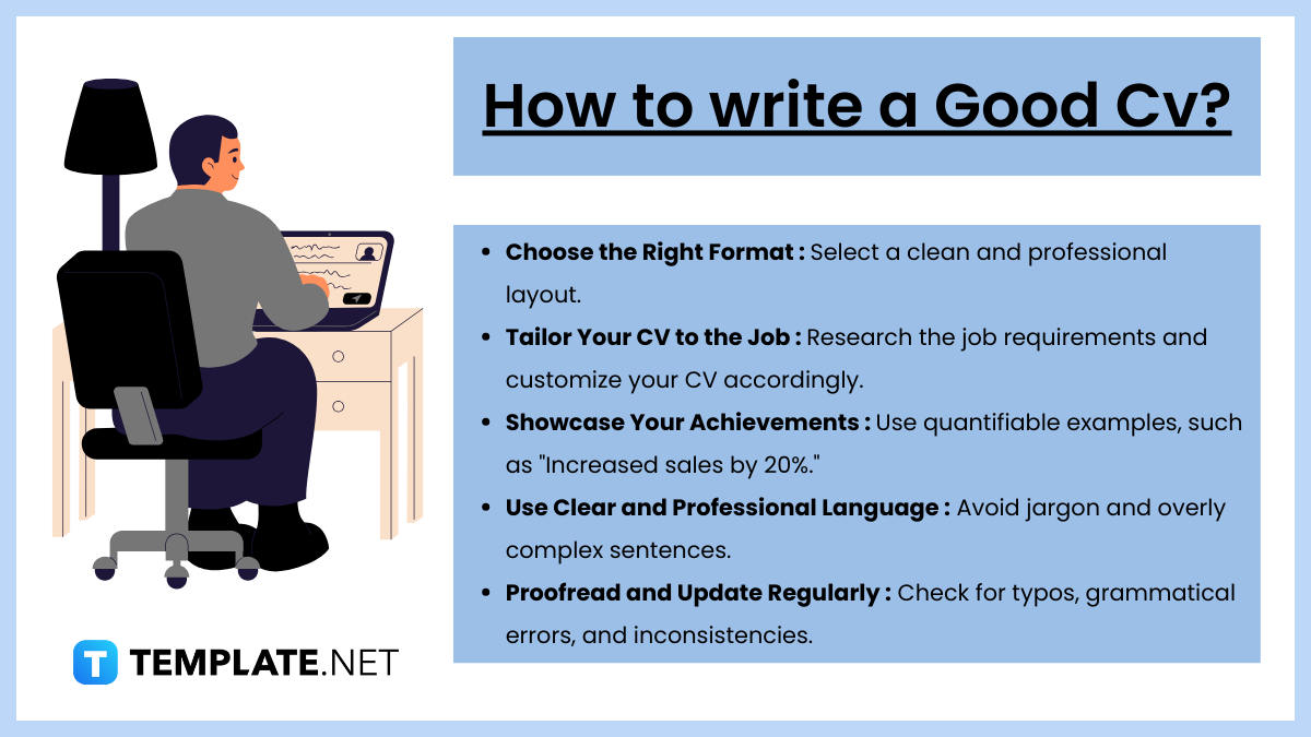 how to write a good cv