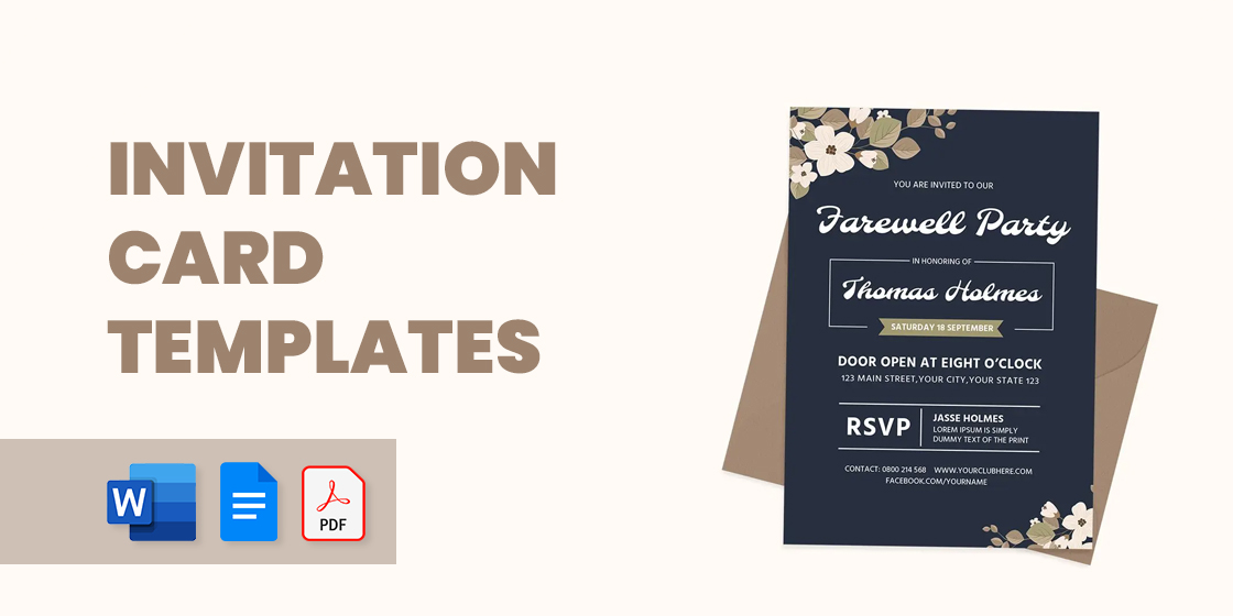 Invitation Card Maker in India (Free Online Templates)