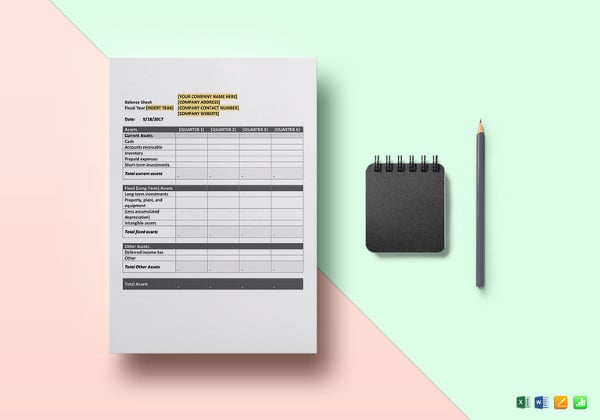 quarterly-balance-sheet-template