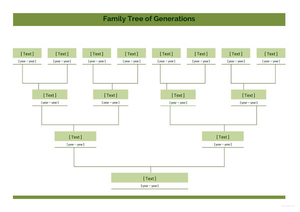 Simple Printable Family Tree Template - Printable Templates