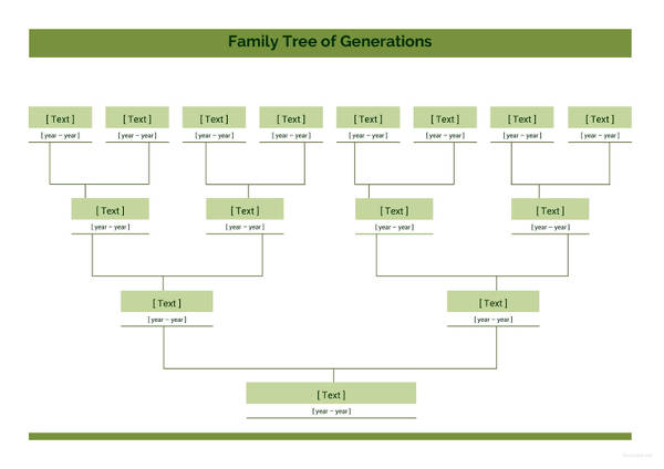 Family Tree Template With Siblings Aunts Uncles Cousins Excel 