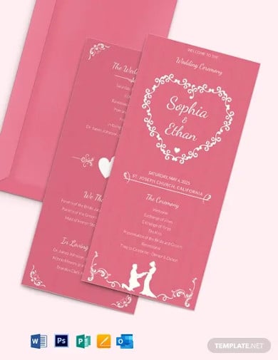 simple wedding invitation card template