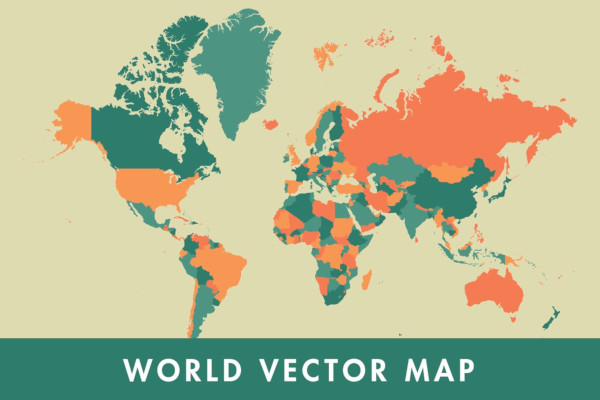 52+ World Map Vectors – EPS, PNG, JPG, SVG Format Download!