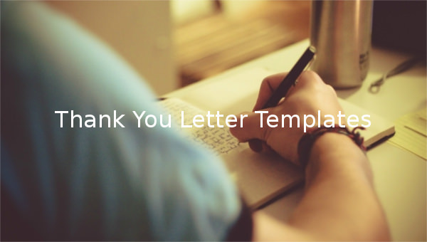 thank you letter templates
