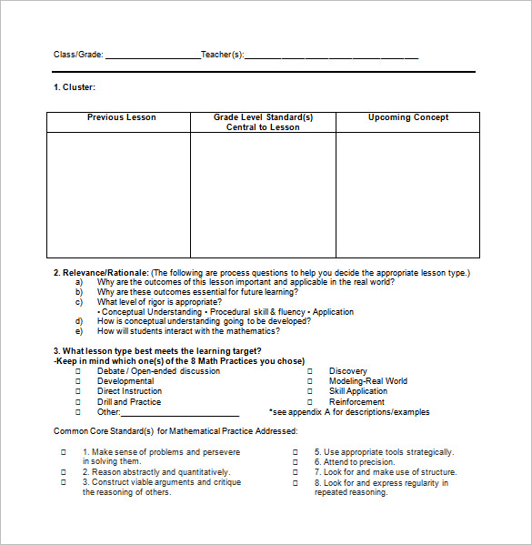 common-core-lesson-plan-template-8-free-word-excel-pdf-format-download-free-premium