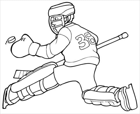 16+ Hockey Coloring pages - Free Word, PDF, JPEG, PNG ...