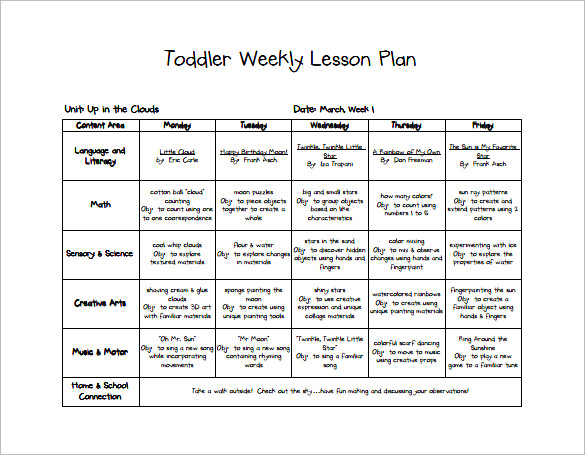 How do you create lesson plan templates in Word?