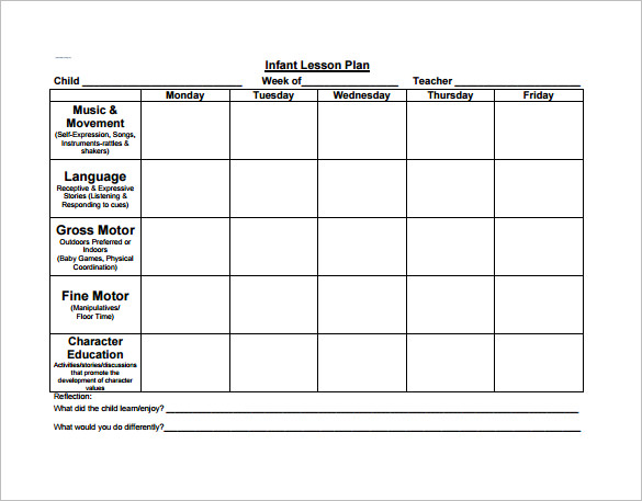 20 Preschool Lesson Plan Templates DOC PDF Excel Free Premium 