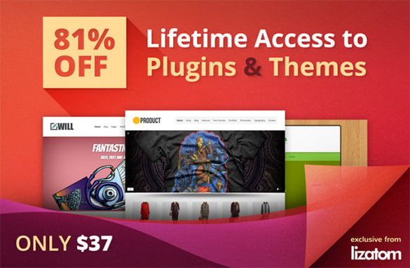 lifetime access to wp plugins themes club only 37 save 82%25