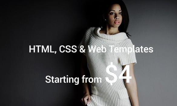 html css web templates starting from 4