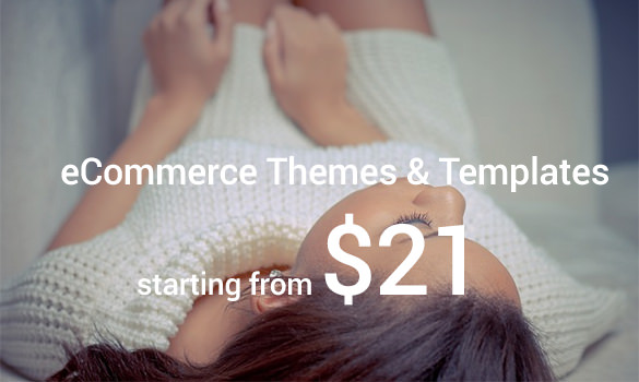 ecommerce themes templates starting from